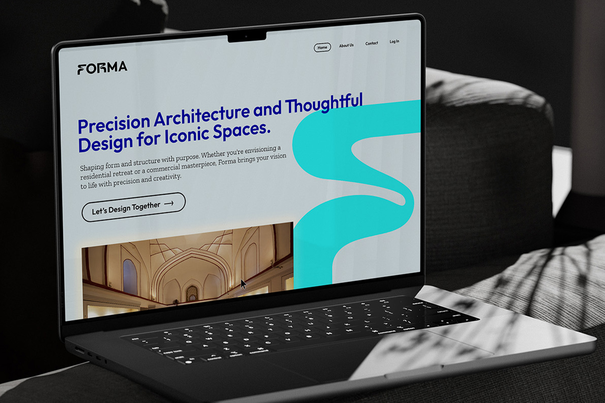 Forma Landing Page Image Laptop
